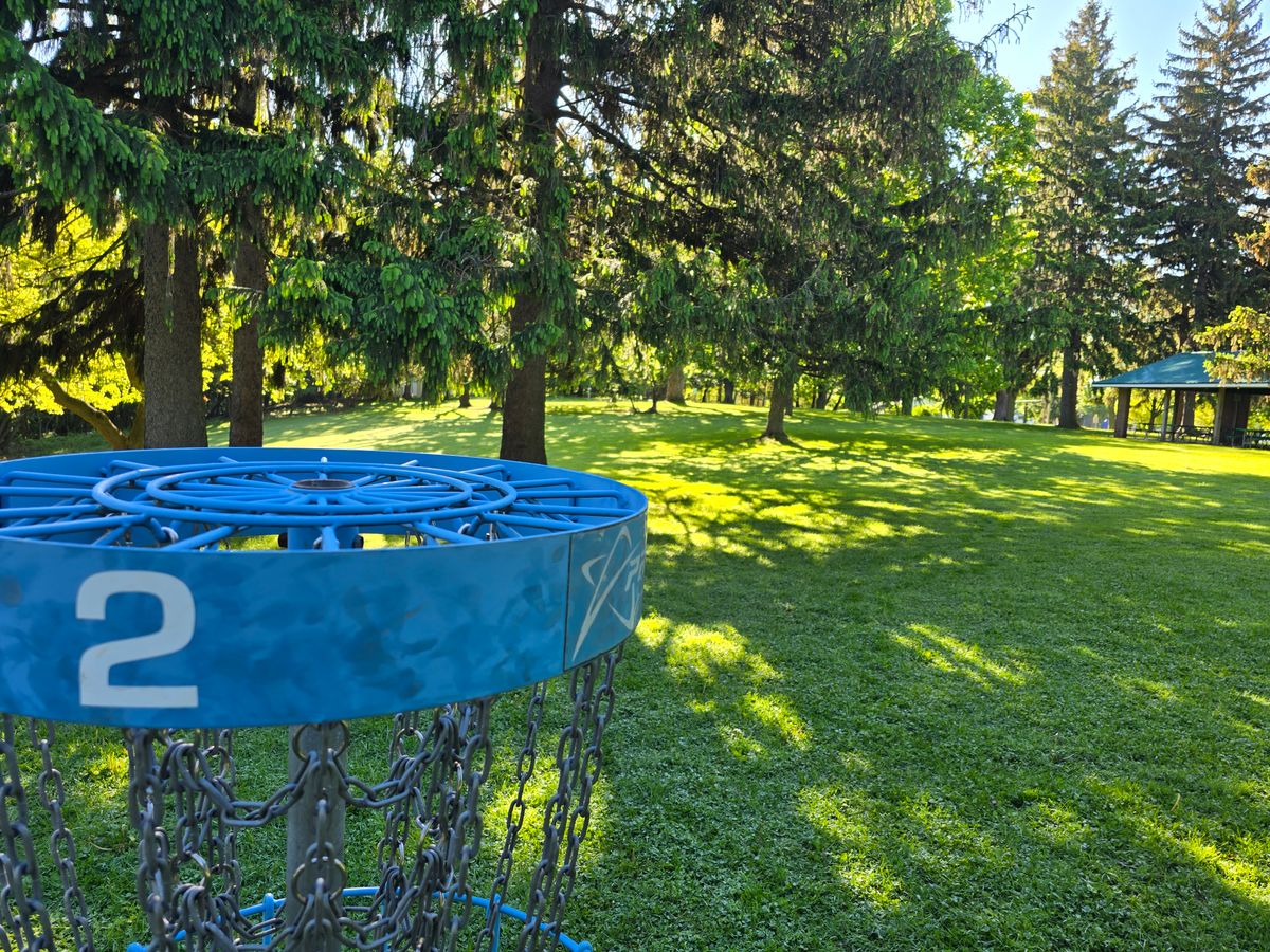 Looking back at hole 2 hole 3 hole