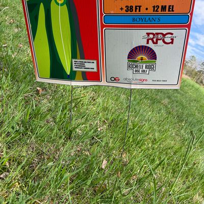 Hole #17 sign