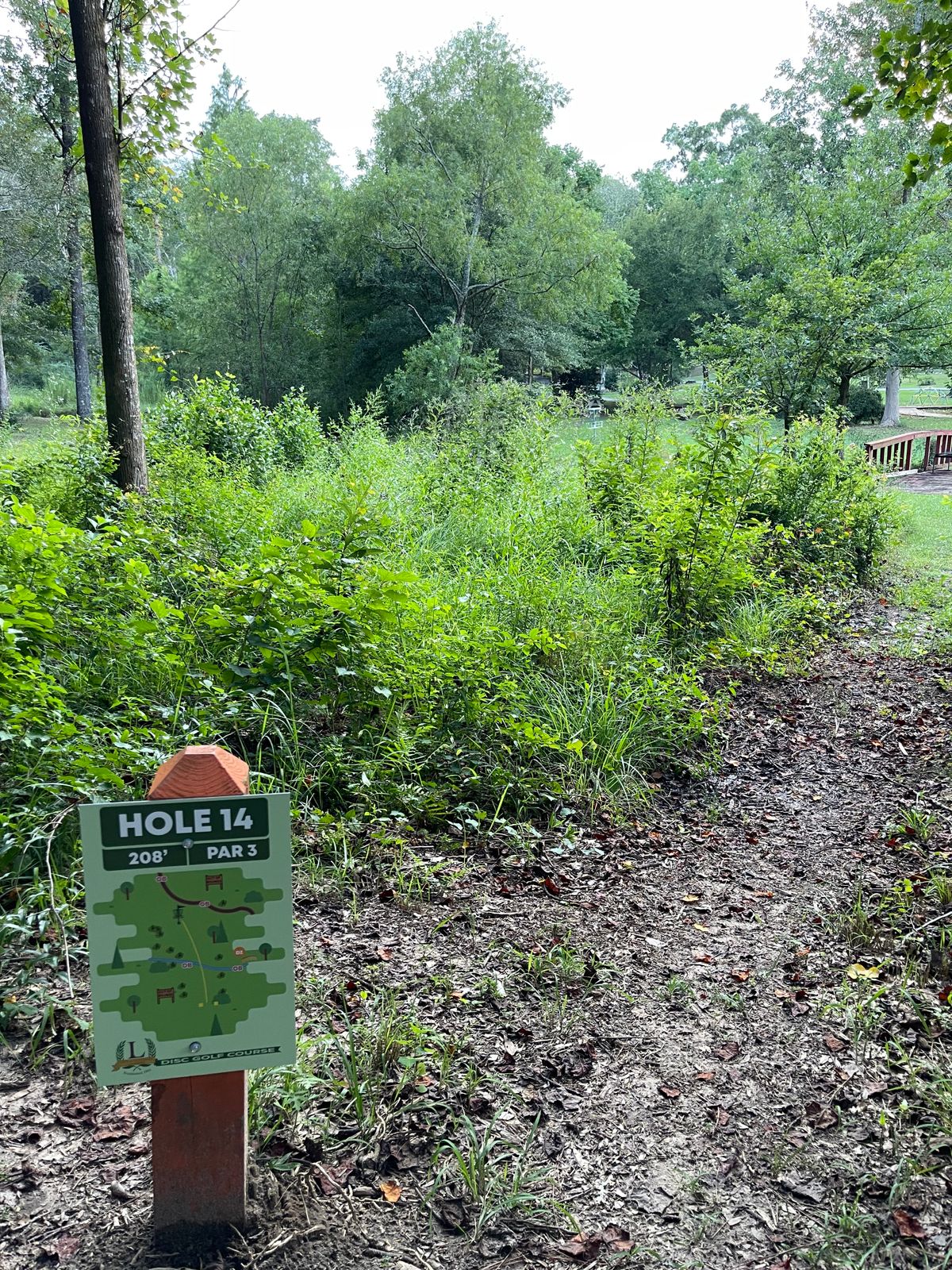 Hole 14 island
