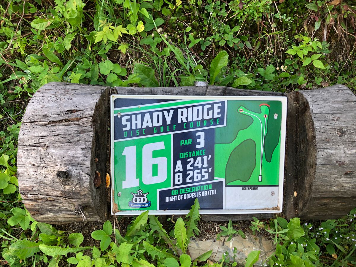 16 Tee Sign