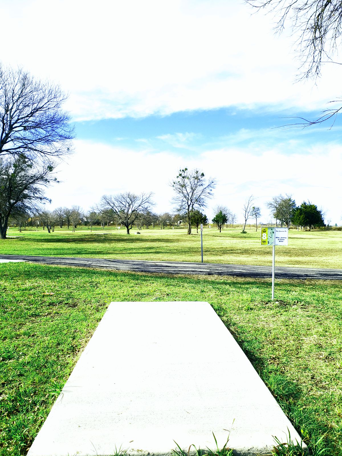 8 Professional. 420 ft/ Par 3. Uphill