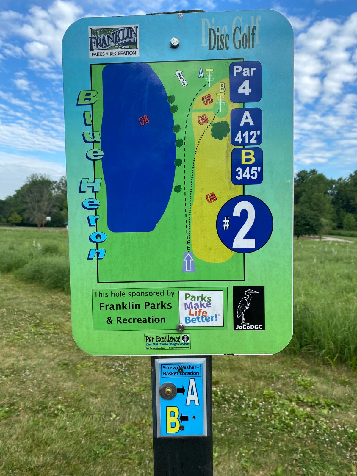 Hole 2 (Sign)