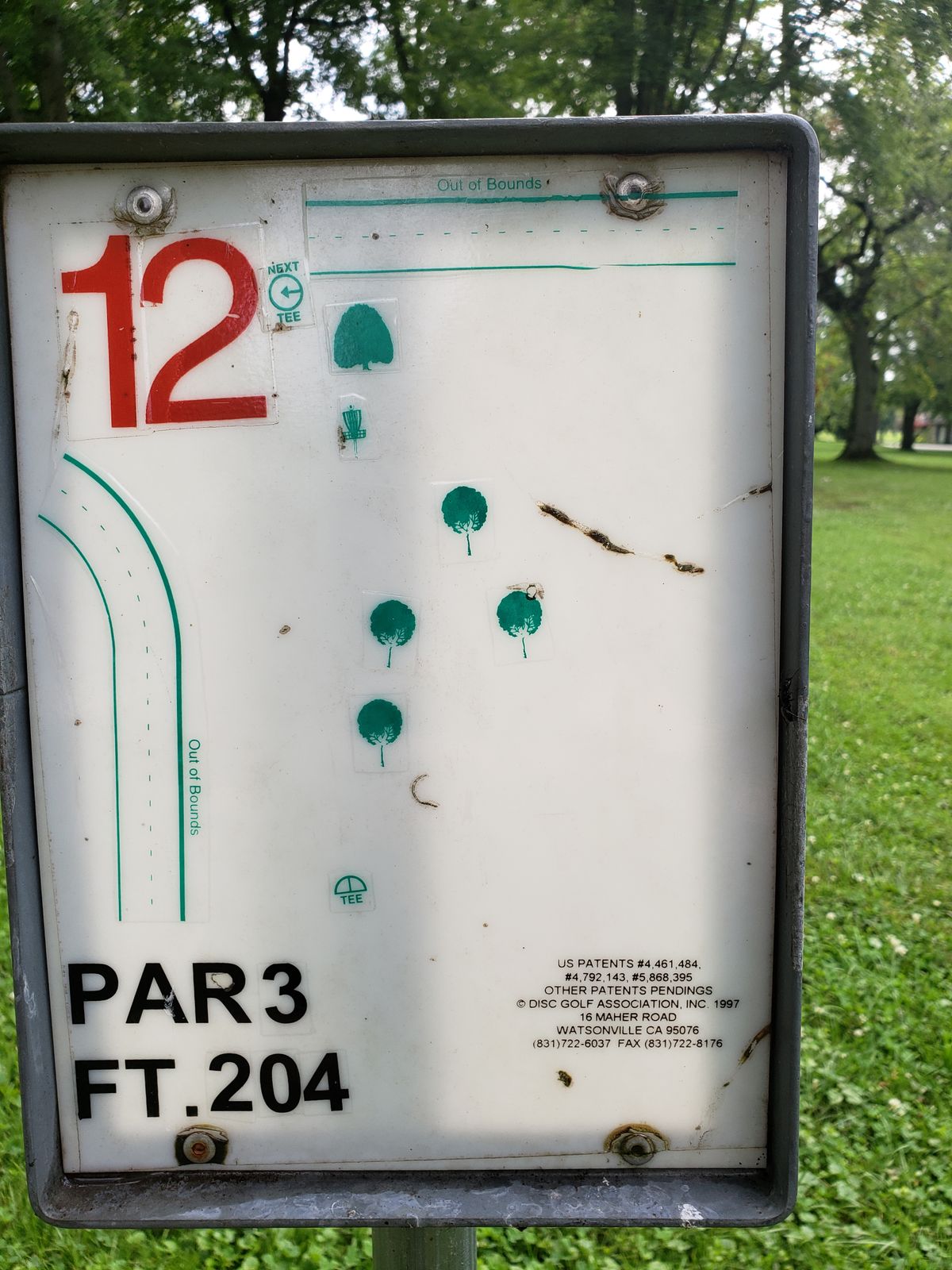 #12 Tee Sign