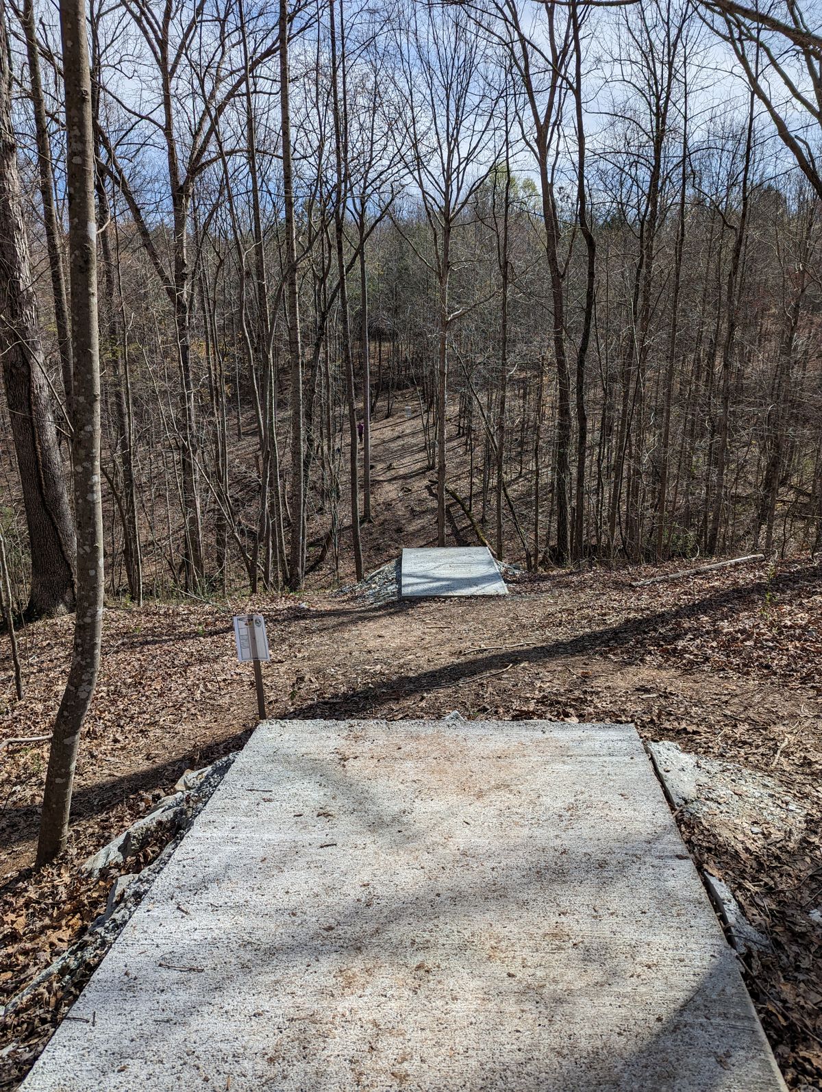 Hole 14, long tee