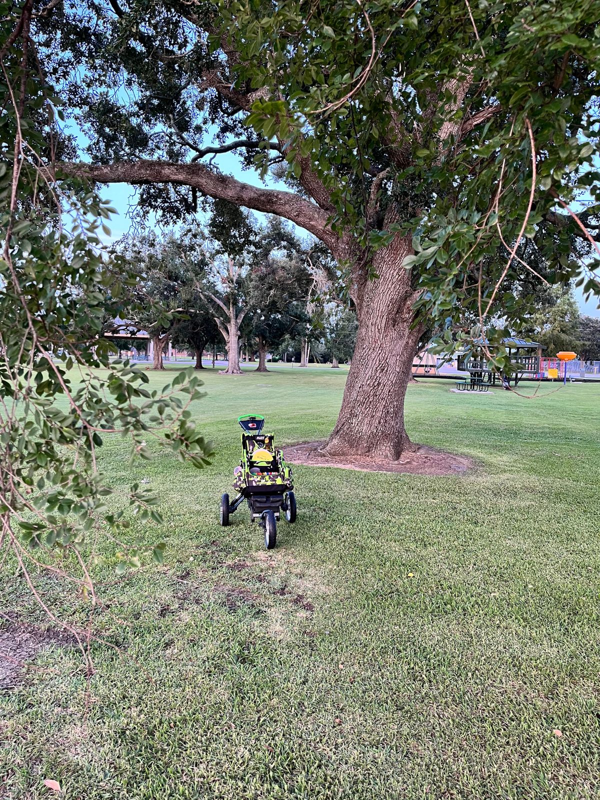 Hole 2 Green (cart represents target)
