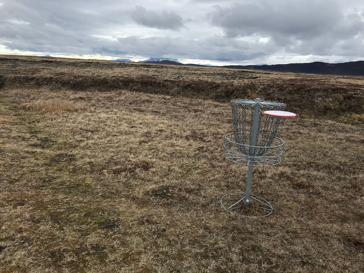Iceland’s highest disc golf course in Möðrudalur...