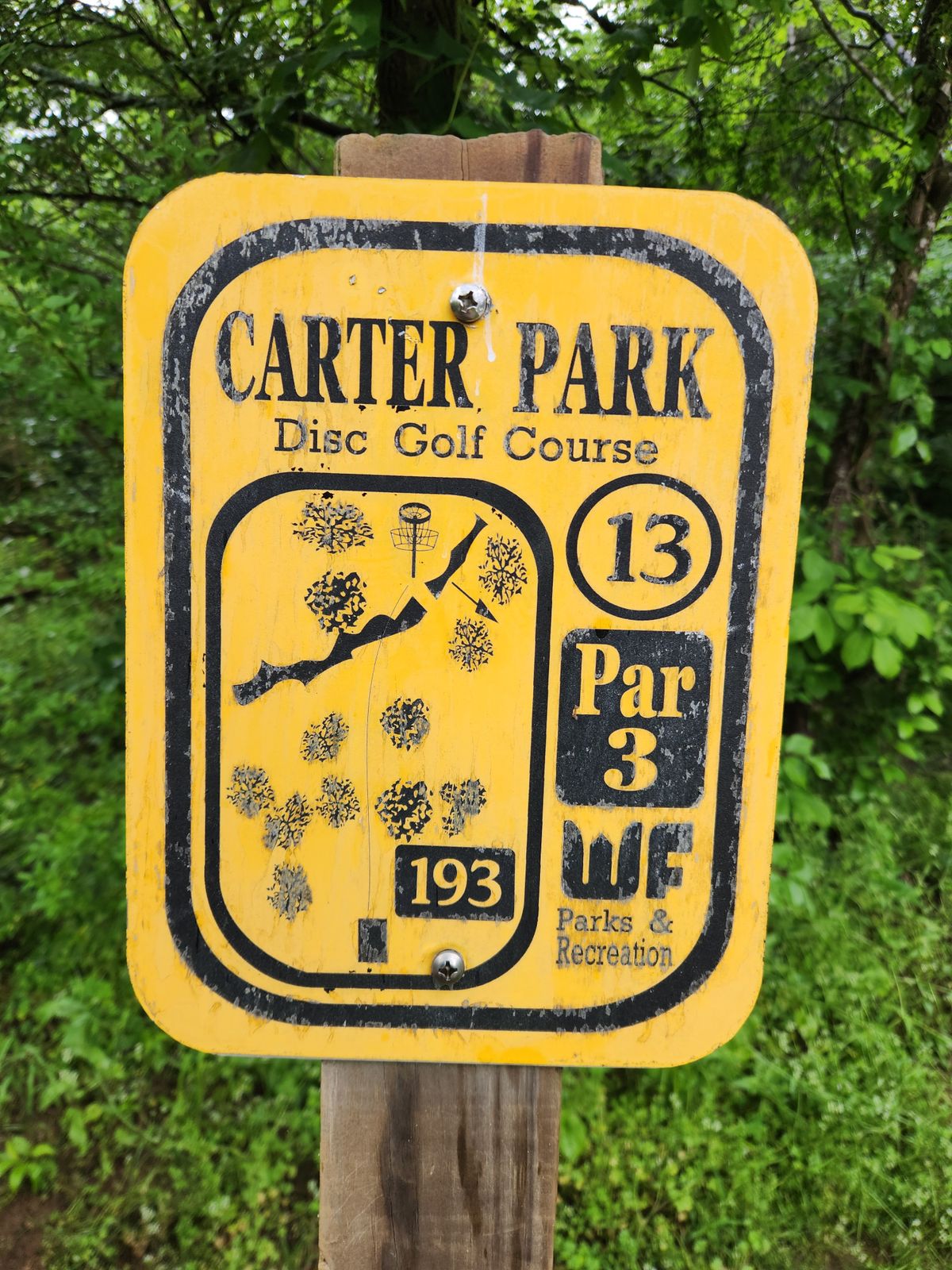 #13 sign