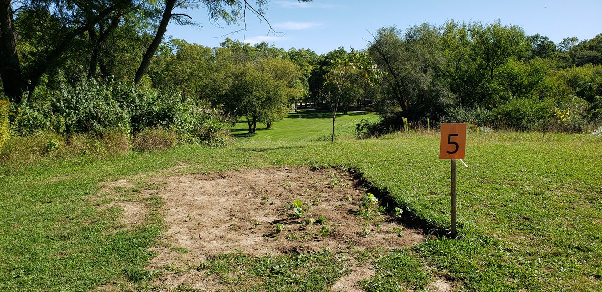 Hole 5 teepad