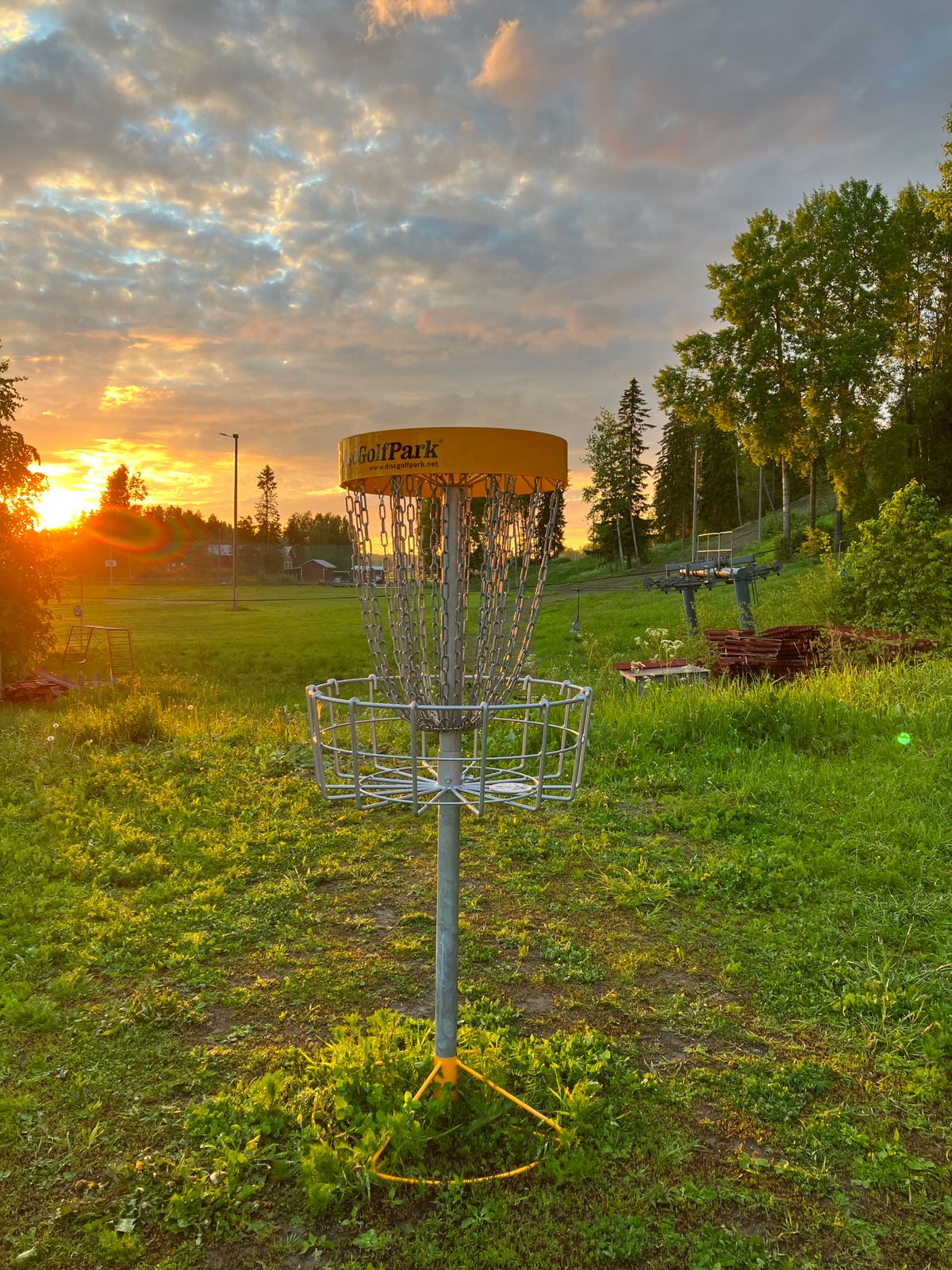 Basket 18 @ sunset
