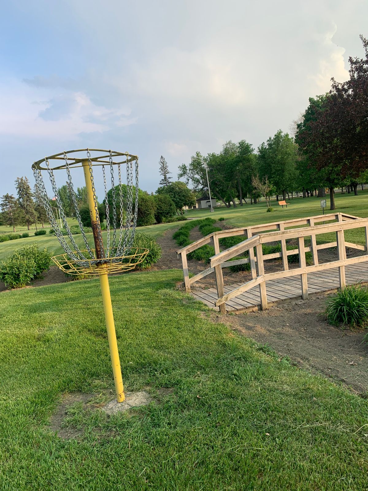 View of hole 6 basket