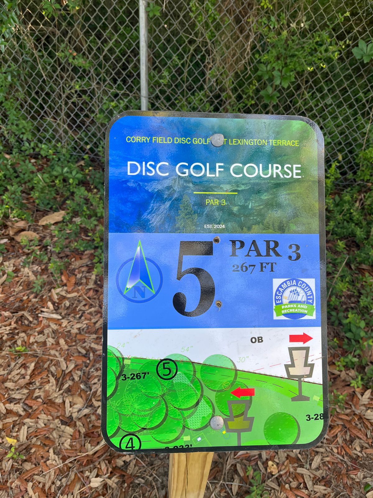 Hole 5 Sign