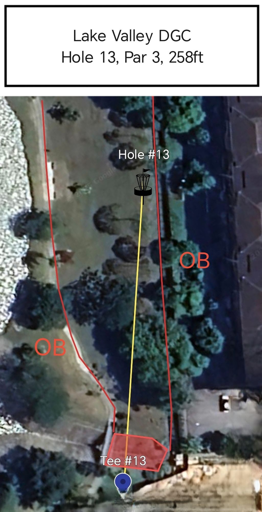 Ditch and Concretes are OB, walkway at left and ditch at right are OB. 