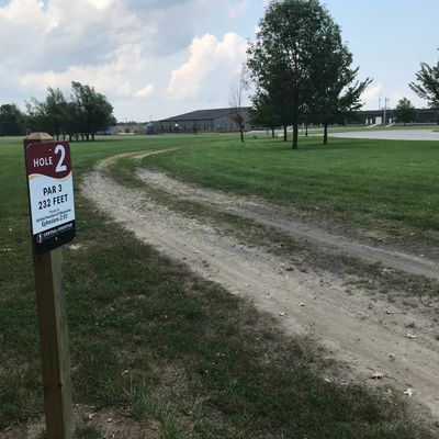 Hole #2 tee area