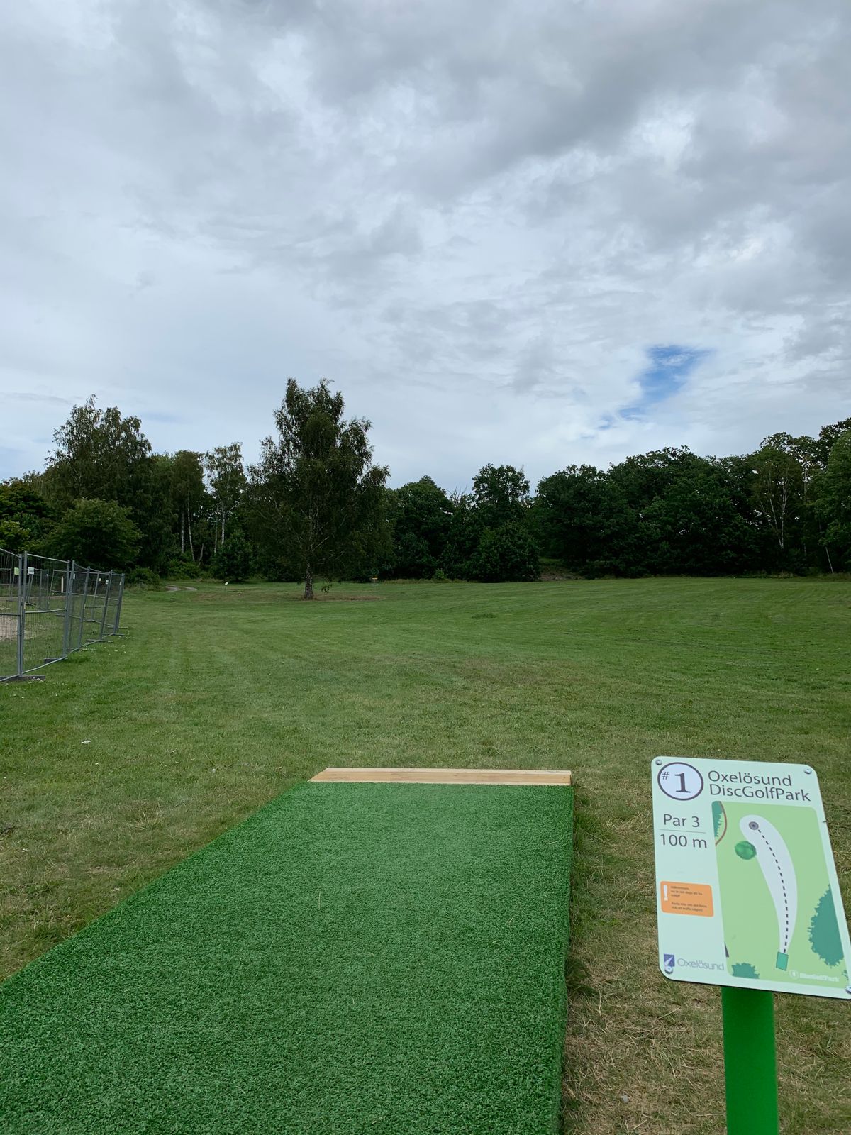 Hole 1 from tee. Great starting hole!