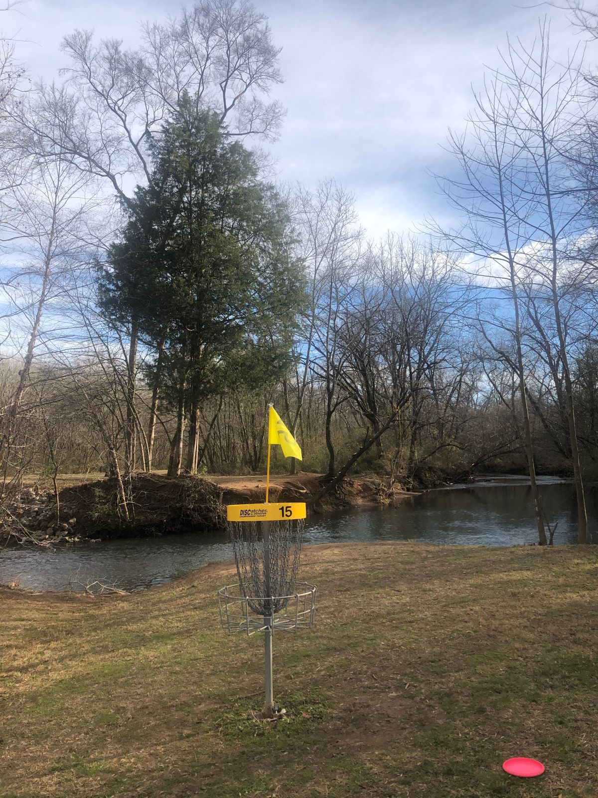Hole 15 basket