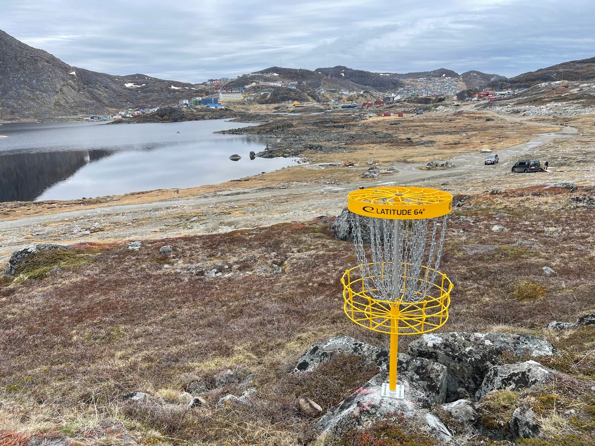 Ny discgolf bane i Qaqortoq