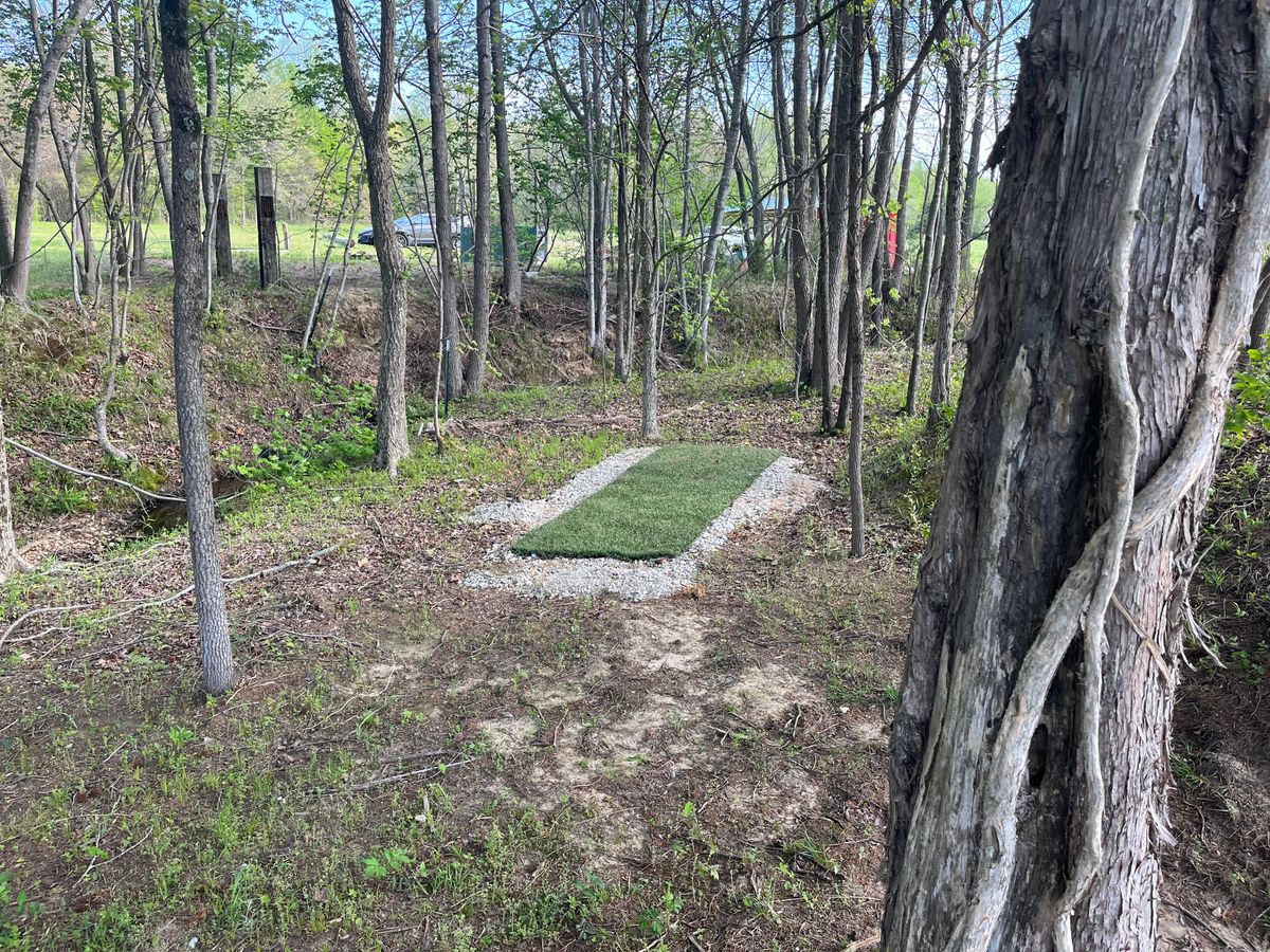 Hole 18 short teepad