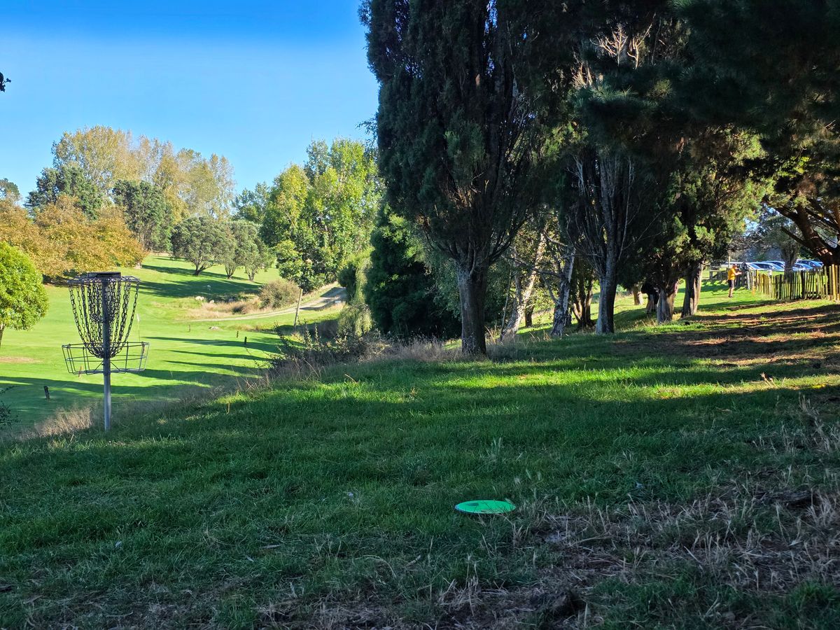 Short narrow fairway to start.