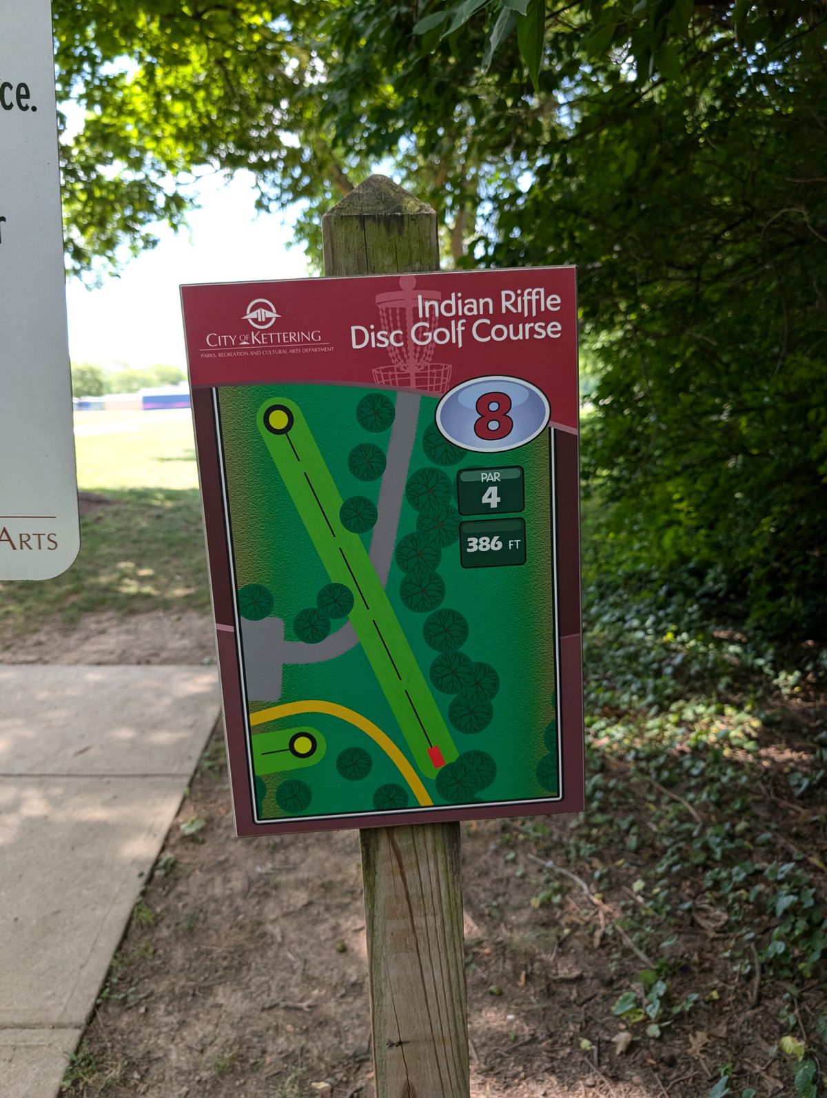 Hole 8 is a par 4