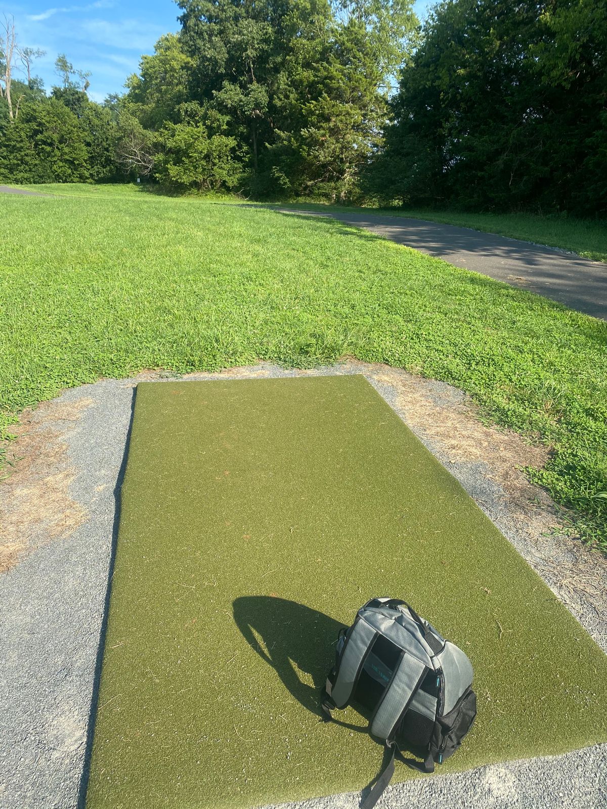 Hole 10 tee pad