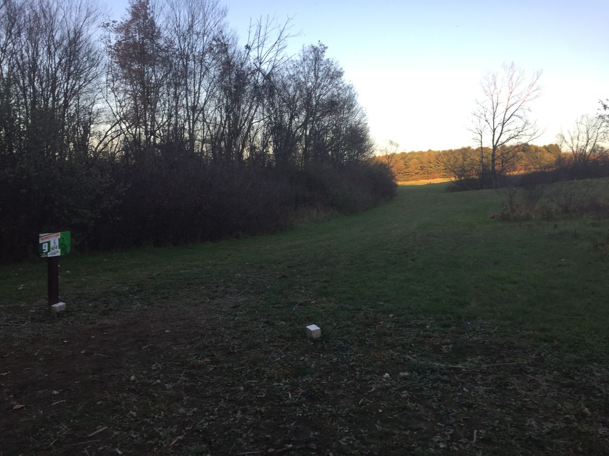 Hole 9 tee