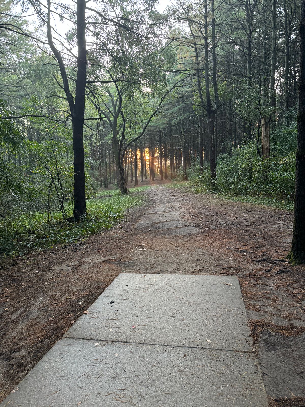 Hole 17 at sunrise