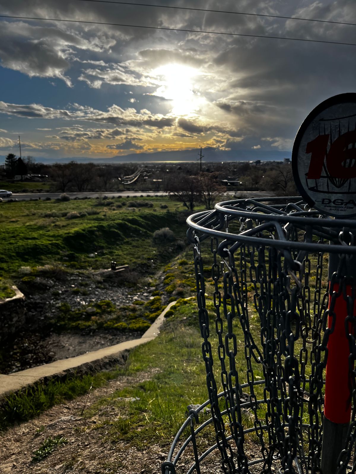 Sunset on hole 16