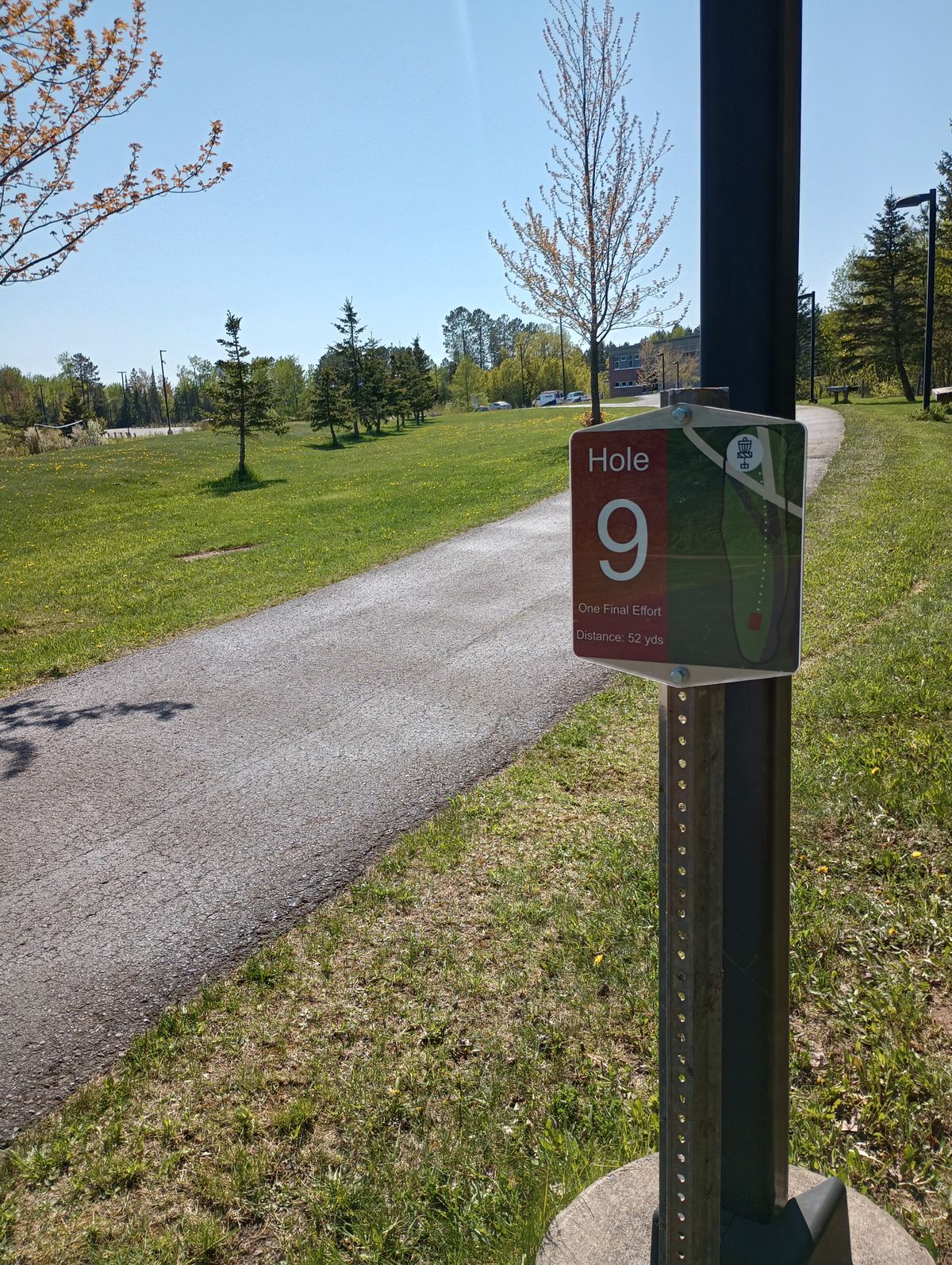 Tee on nine