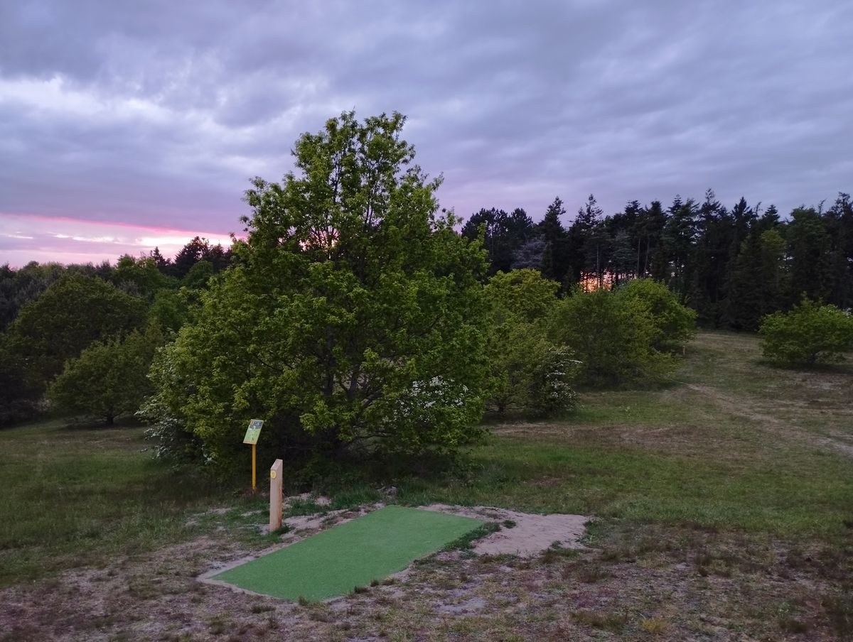 5th Tee during the sunset