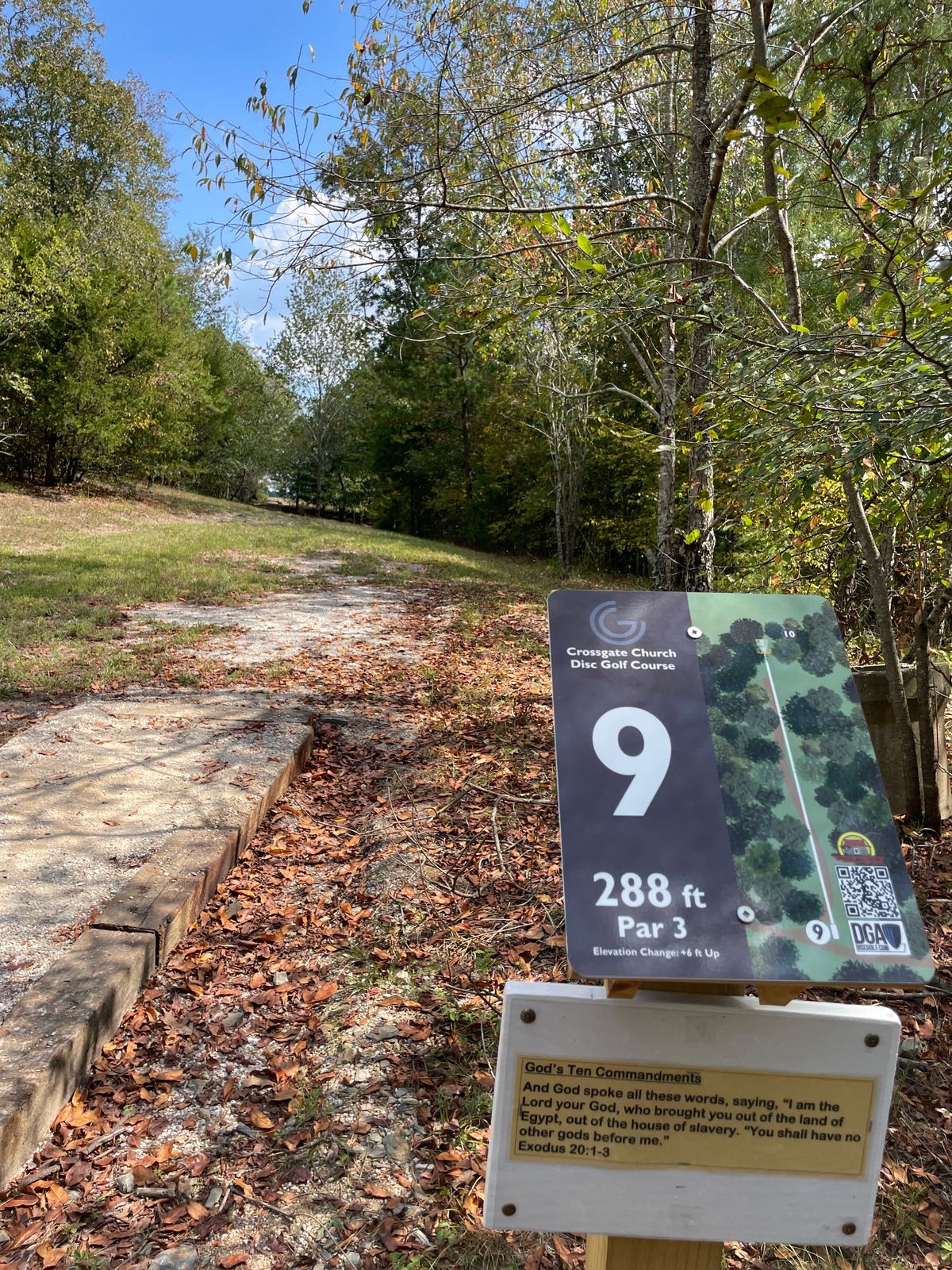 Hole 9. Consider playing low.