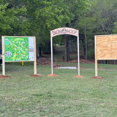 Entrance to the course