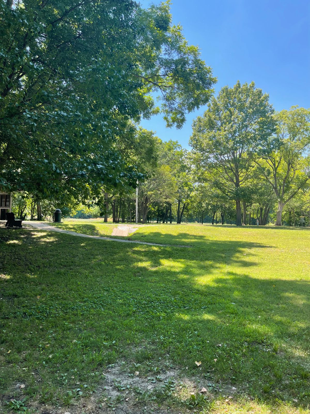 Hole 11 across road by far tree line