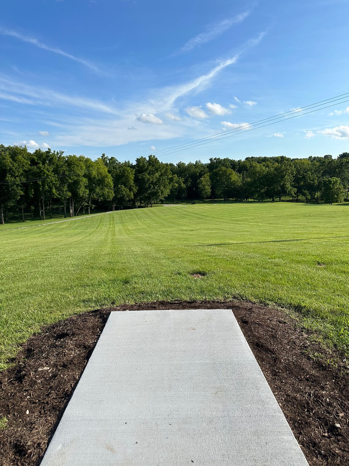 Hole 8 tee