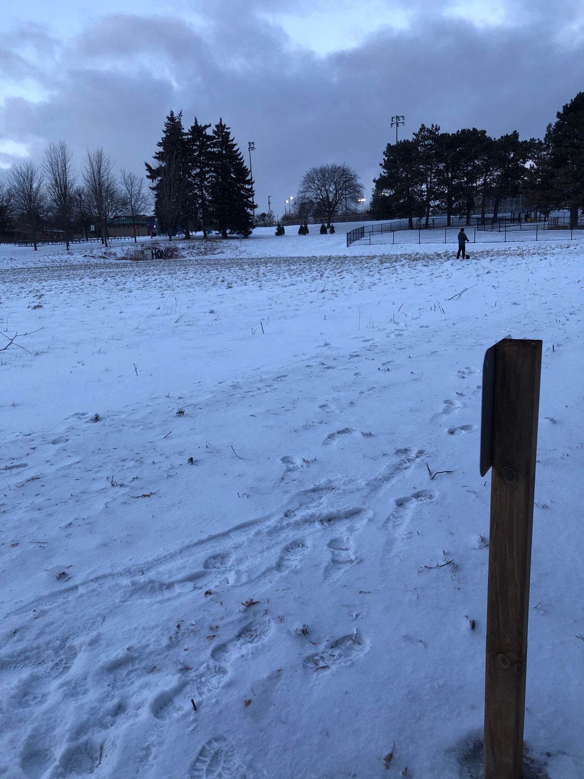 Hole 5 Tee looking across to #1 Fairway.