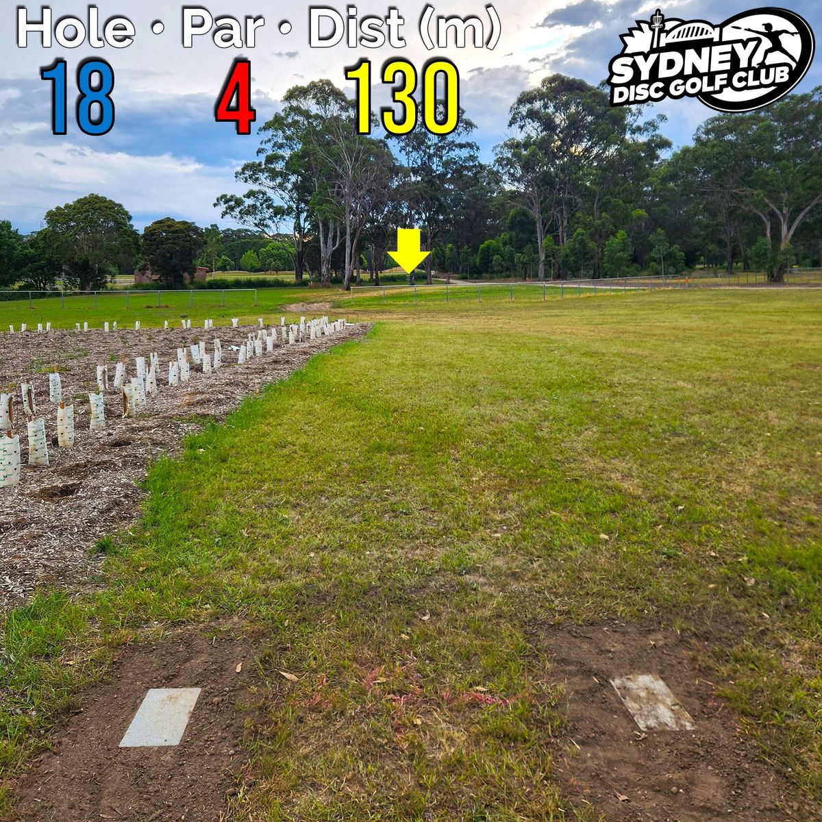 Hole 18 - Par 4 - 130 m