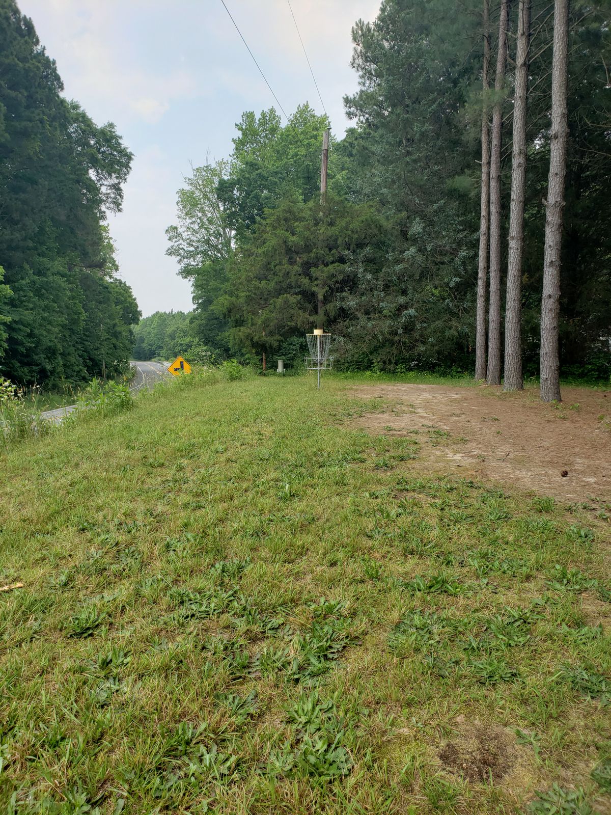 Hole 1 basket
