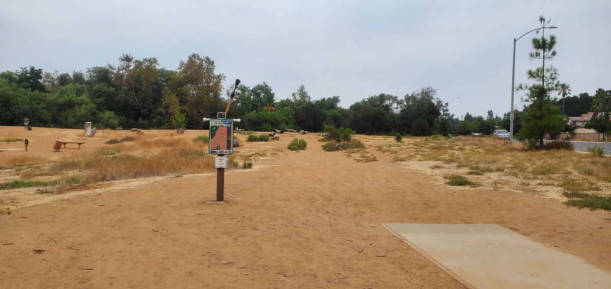 Tee pad at hole 3