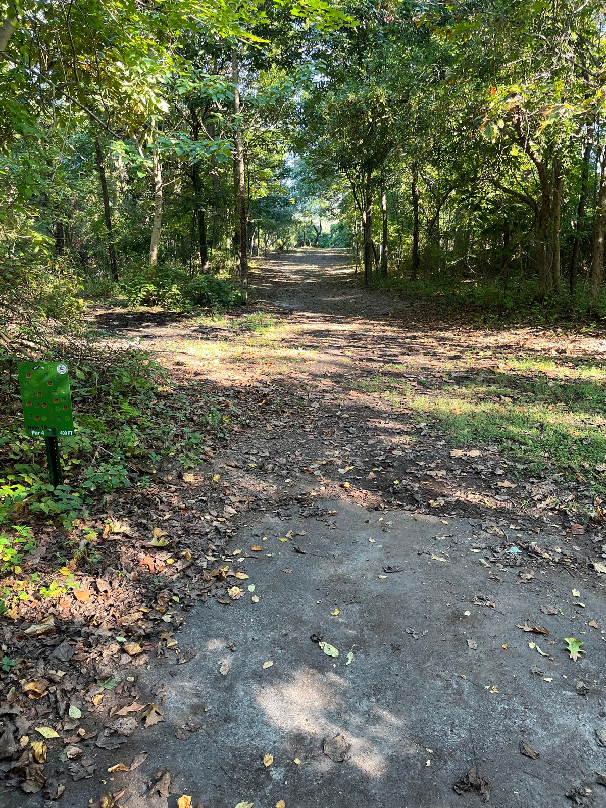 Hole 18 tee