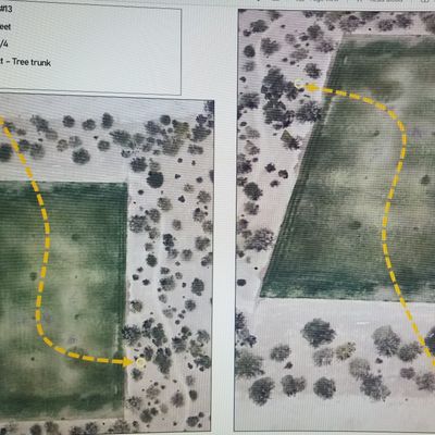 Hole 13 is OPTIONAL and plays into same object as hole 3. Don't play is field is in use. Throws from road near hole 6 object.