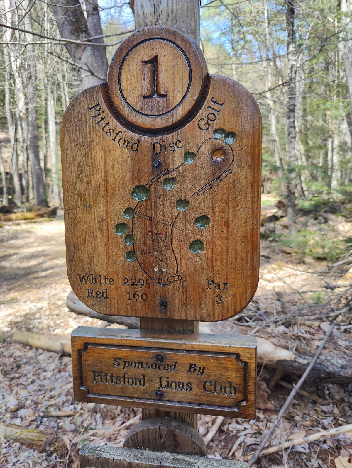 Great signage at the course