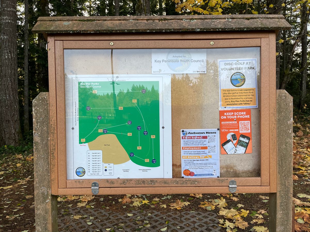 Course sign