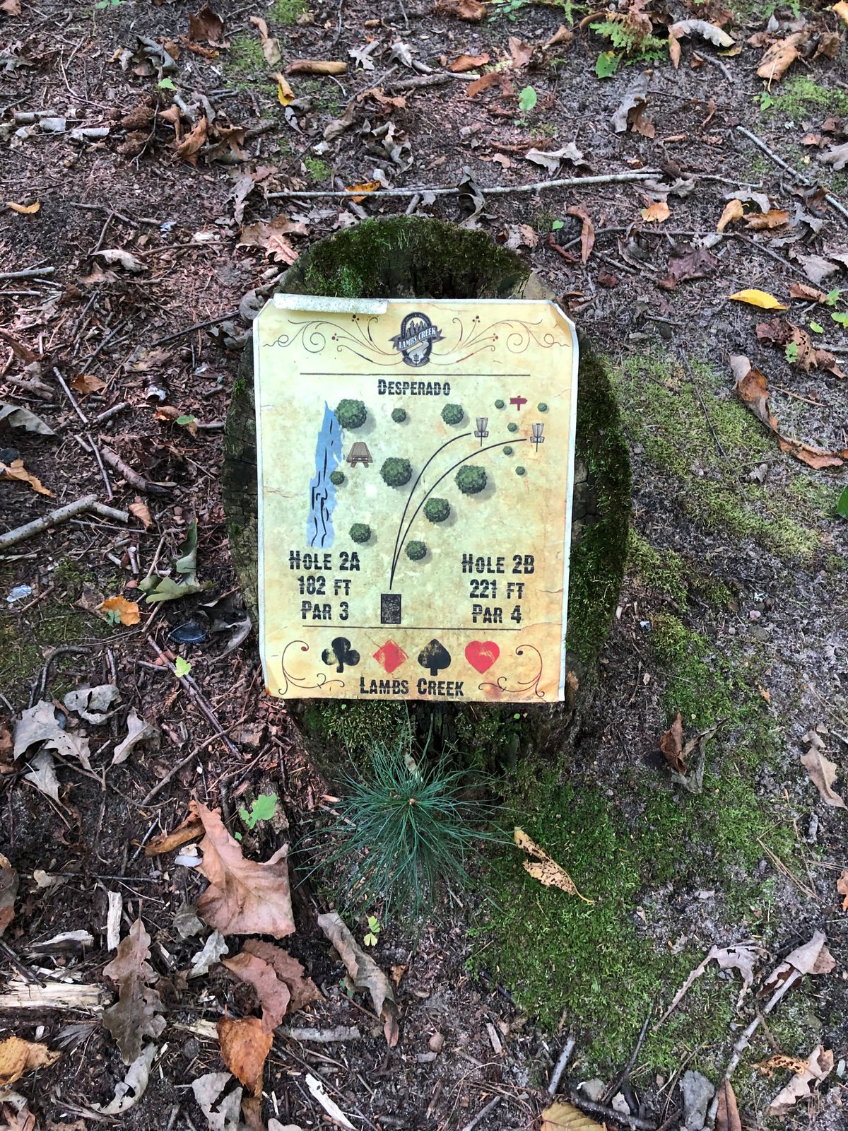 Hole 2 Sign