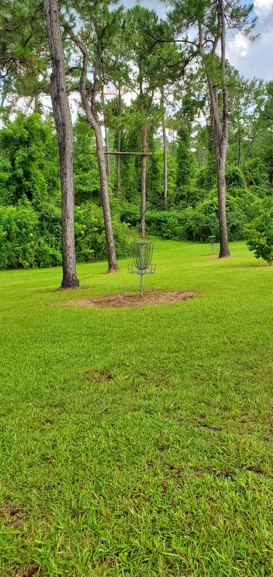 Hole #18 in front. Next to hole #7.
