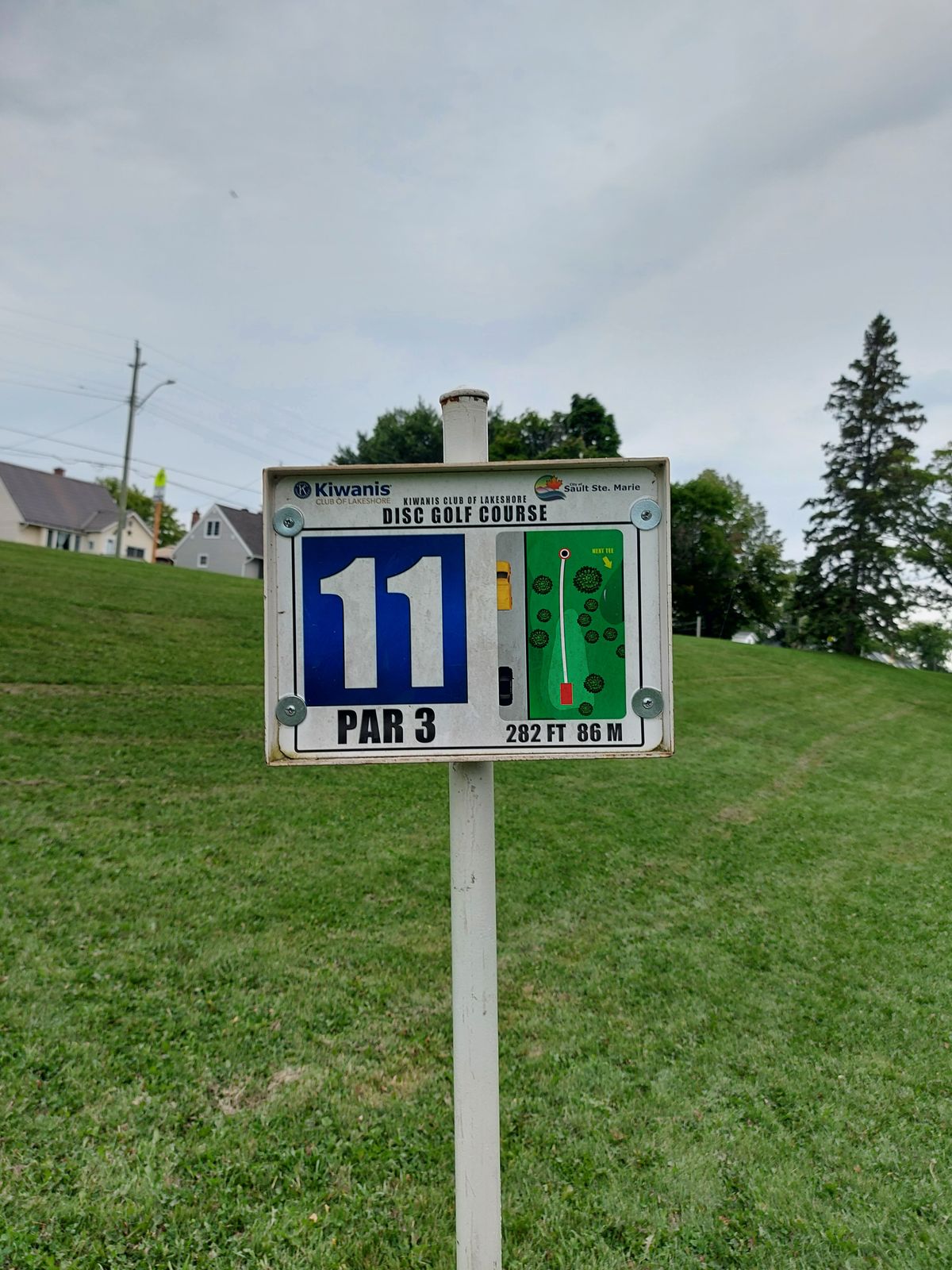 Hole sign #11.🌲🌳🌲🌳