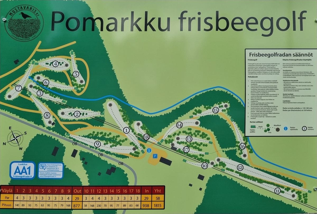 Pomarkun 2022 ratakartta