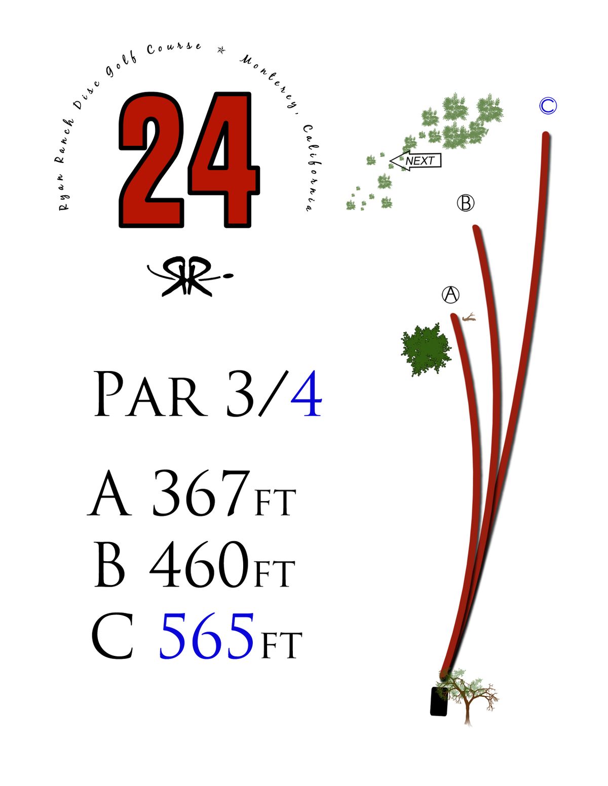 Tee sign.