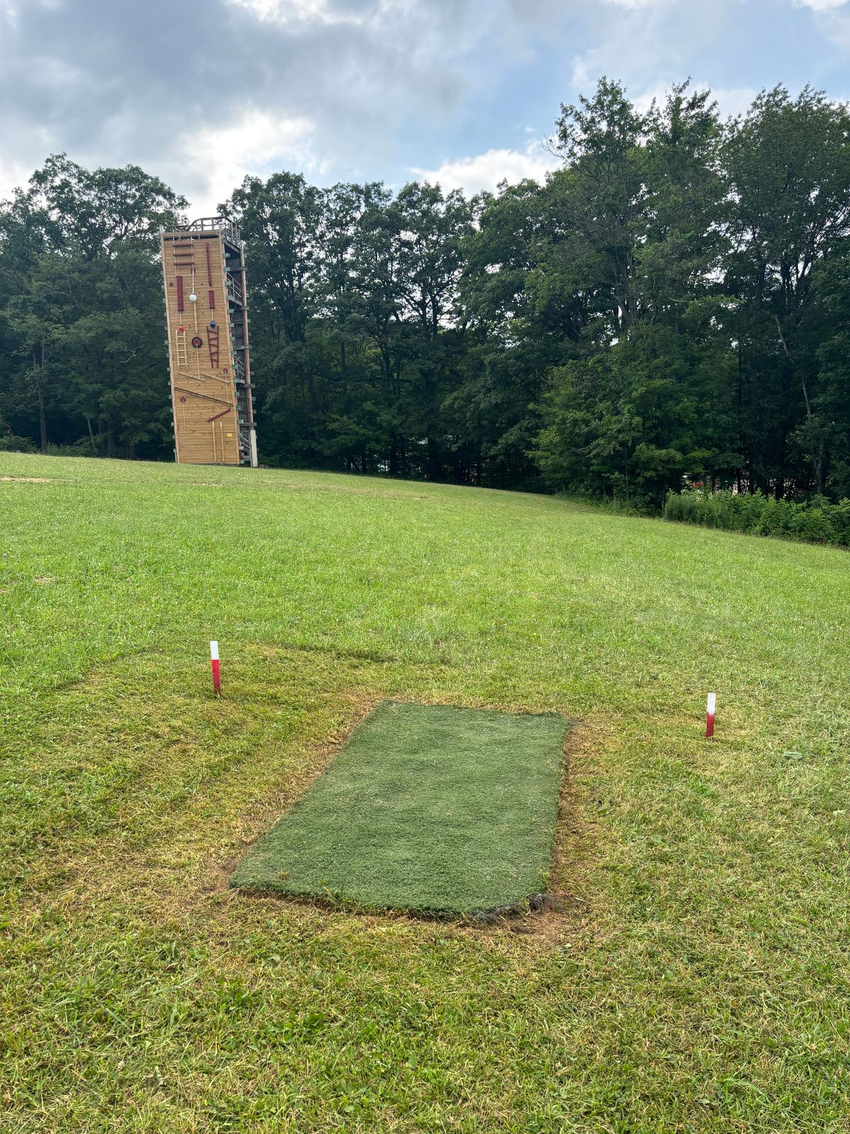 Hole 9 short tee