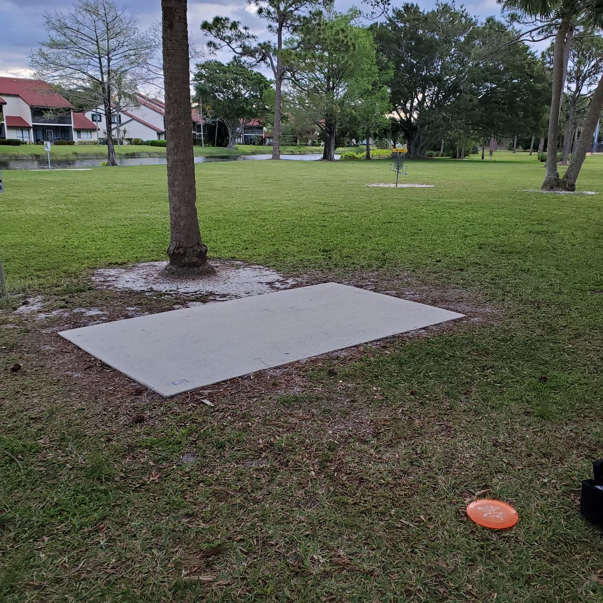 Tee shot almost on next holes tee box, can be a hazard