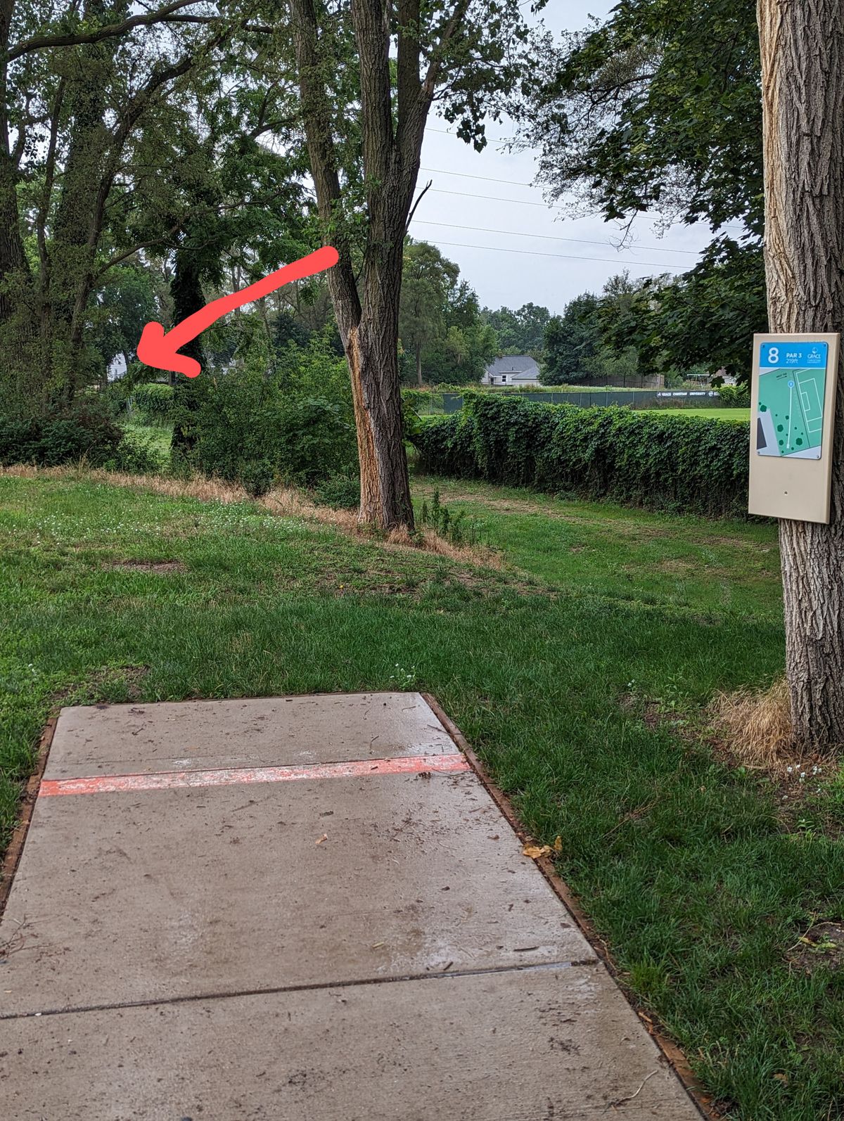 Hole 8 Tee Pad