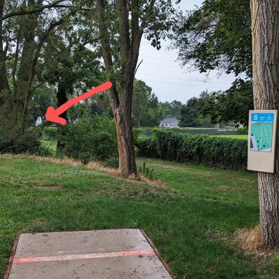 Hole 8 Tee Pad